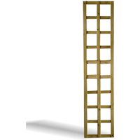 Helsinki Small Wooden Garden Trellis In Natural 6FT