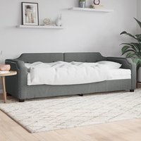 Hervey Fabric Daybed In Dark Grey