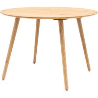 Hervey Wooden Dining Table Round In Natural