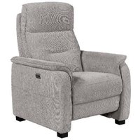 Hidalgo Fabric Recliner 1 Seater Sofa In Natural