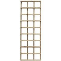 Hizo Wooden Garden Pressure Treated Trellis In Natural 6x2