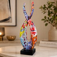 Hovira Synthetic Resin Sculpture in Multicolored