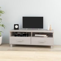 Hull Wooden TV Stand With 2 Drawers In White