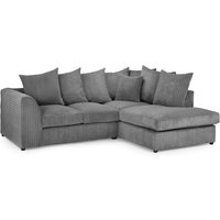 Hyeres Fabric Right Hand Corner Sofa In Grey