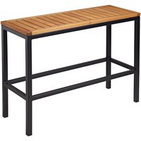 Inchture Wooden Bar Table In Natural