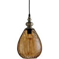 Indiana Pendant Light In Antique Brass With Dimpled Glass Shade Indiana Pendant Light In Antique Brass With Dimpled Glass Shade