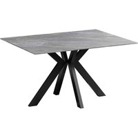 Iveran Ceramic Dining Table in Matt Grey