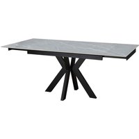 Izenor Ceramic Extending Dining Table in Matt Grey