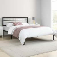 Jerome Metal Double Bed In Black