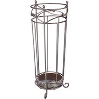 Jerome Metal Umbrella Stand In Anthracite