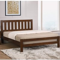 Kairos Solid Hardwood Single Bed In Rustic Oak