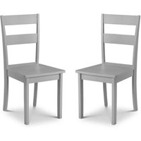 Kalare Grey Wooden Dining Chair in Pair