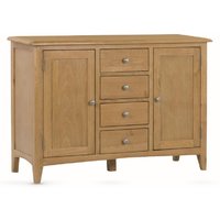 Kamiah Wooden Sideboard With 2 Doors 4 Drawers In Oak