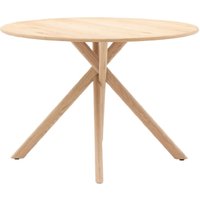 Katonah Wooden Round Dining Table In Natural