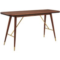 Kentona Wooden Console Table In Dark Walnut