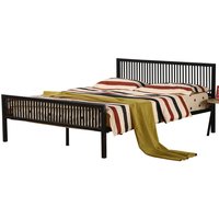 Killeen Wooden King Size Bed In Black