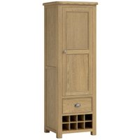 Kysen Wooden Drinks Cabinet with 1 Door in Oak