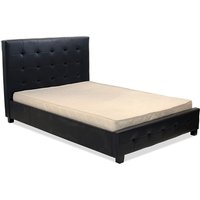 Laoghaire PU Leather King Size Bed In Black