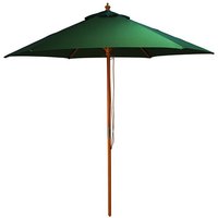 Lavi Round 2.5M Parasol With Wood Pulley In Green