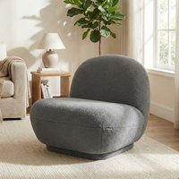 Lavio Fabric Accent Chair in Grey