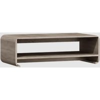 Lecco Wooden Coffee Table in Sonoma Oak With Undershelf