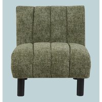 Levelland Fabric Accent Chair With Black Legs - Green
