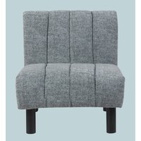 Levelland Fabric Accent Chair With Black Legs - Grey