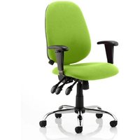 Lisbon Office Chair In Myrrh Green With Arms Lisbon Office Chair In Myrrh Green With Arms