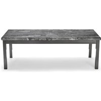 Lore High Gloss Coffee Table In Grey Marble Effect