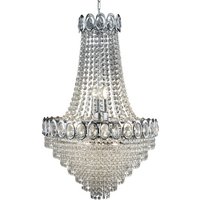 Louis Philipe 11 Light Chandelier In Chrome