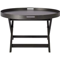 Macall Metal Coffee Table Round In Black