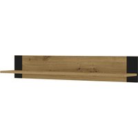 Macon Wooden Wall Shelf In Artisan Oak