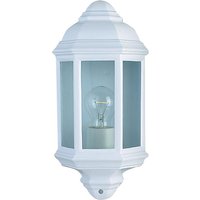 Maine Aluminium Outdoor Wall Light In White
