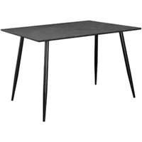 Malibu Wooden Dining Table 120cm Rectangular In Fishbone Grey Oak