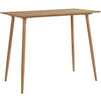 Malibu Wooden Bar Table Rectangular In Oak