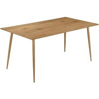 Malibu Wooden Dining Table 160cm Rectangular In Oak