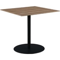 Malone Wooden Square Dining Table In Light Walnut