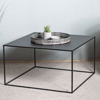 Manitowoc Metal Square End Table In Black