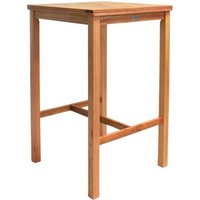 Marfa Wooden Square Bar Table In Natural
