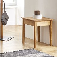 Maricopa Small Wooden End Table In Oak
