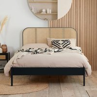 Marot Wooden Double Bed In Black