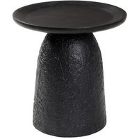 Mavon Mango Wood Side Table in Black