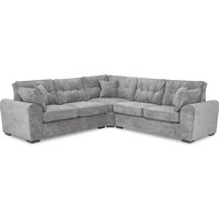 Maxton Fabric Corner Sofa In Grey