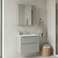 Messina 650mm Wooden Wall Mounted Bathroom Furniture Set in Matte Cashmere