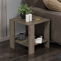 Midi Wooden Side Table in Walnut