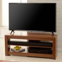 Midvale 1200mm Wooden TV Stand With 2 Shelves In Walnut