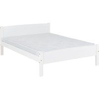 Misosa Wooden Double Bed In White
