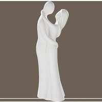 Moline Ceramics The Hug Sculpture In White