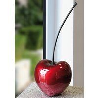 Moline Medium Ceramics Celebration Cherry Sculpture In Red