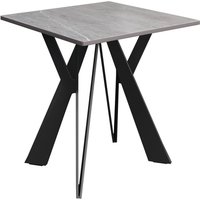 Murray Sintered Ceramic Side Table In Mid Grey